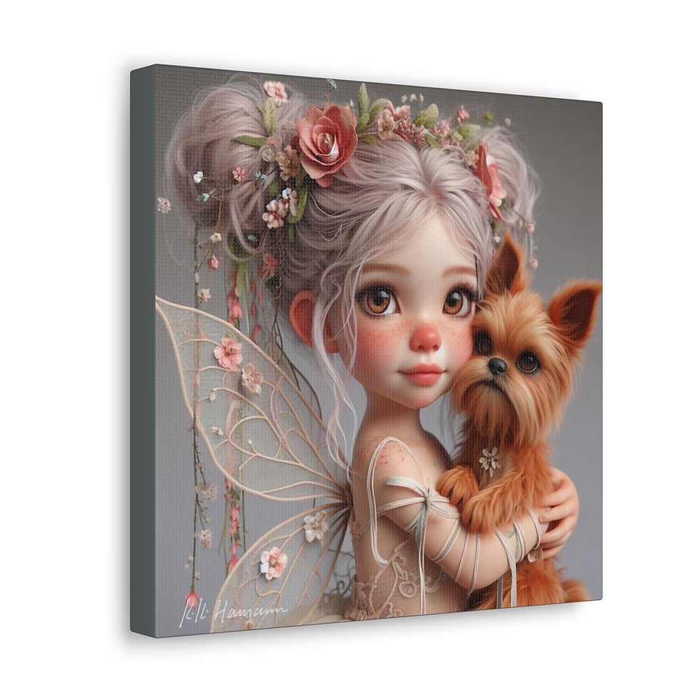 Thumbnail:  Brussels Gryphon 2 - Canvas Print - Gallery Style -  Fairy Tails