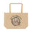 Thumbnail: Maltese "Crochet Club" - LARGE Cotton Canvas Tote Bag