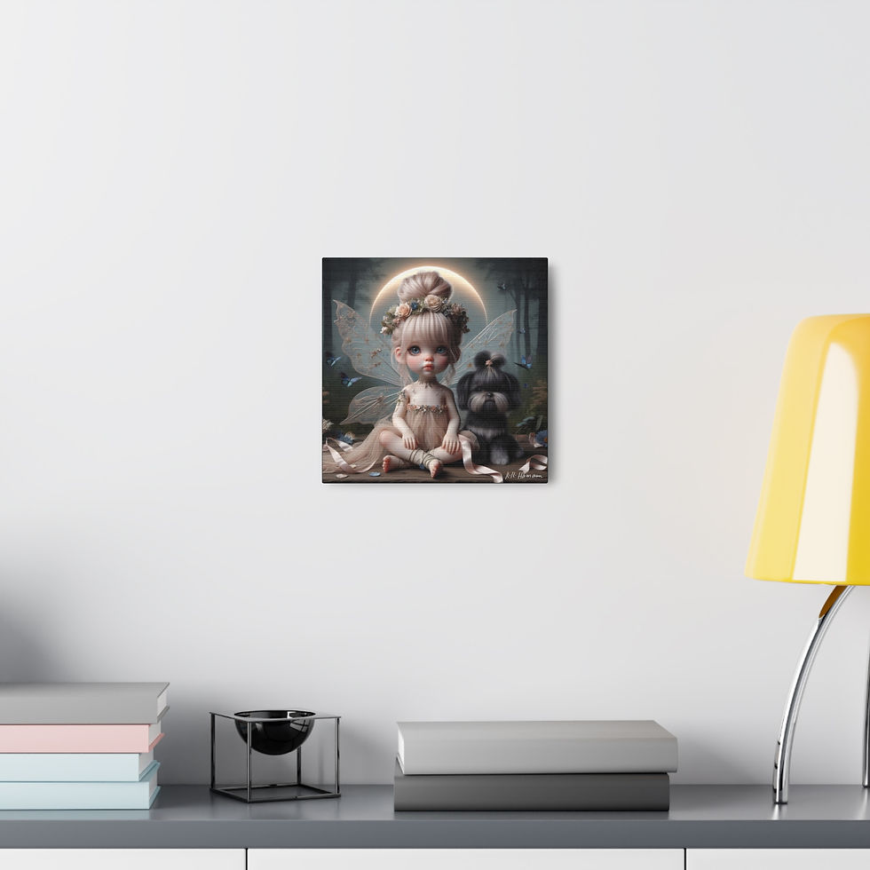 Thumbnail: Eclipse  Shihtzu - Canvas Print - Gallery Style -  Special Edition