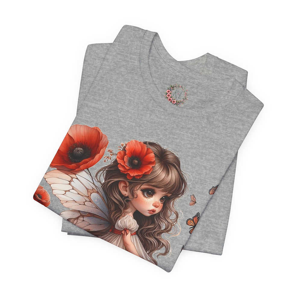 Thumbnail: Poppy Fairy Blossom Short Sleeve Tee