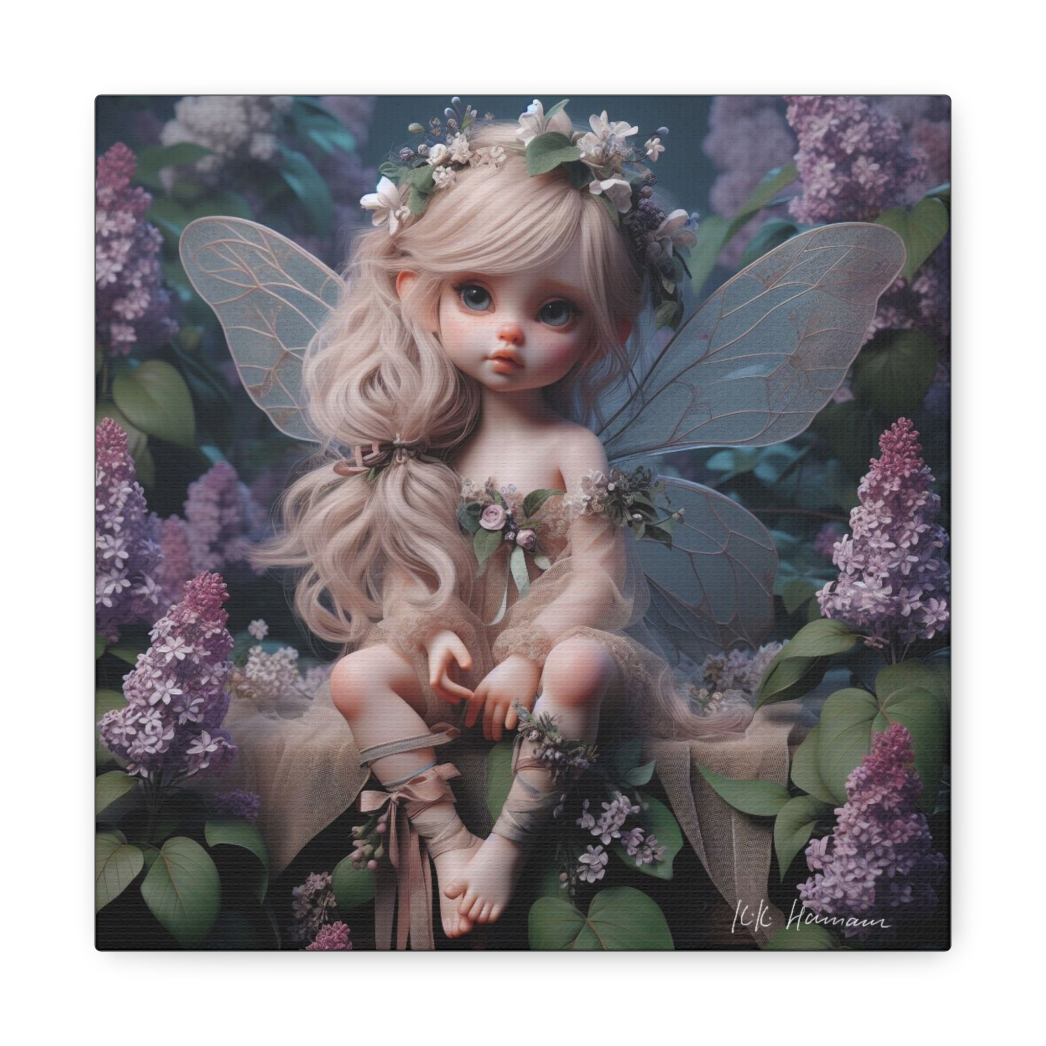 Lilac 2 - Canvas Print - Gallery Style - Flower Fairies
