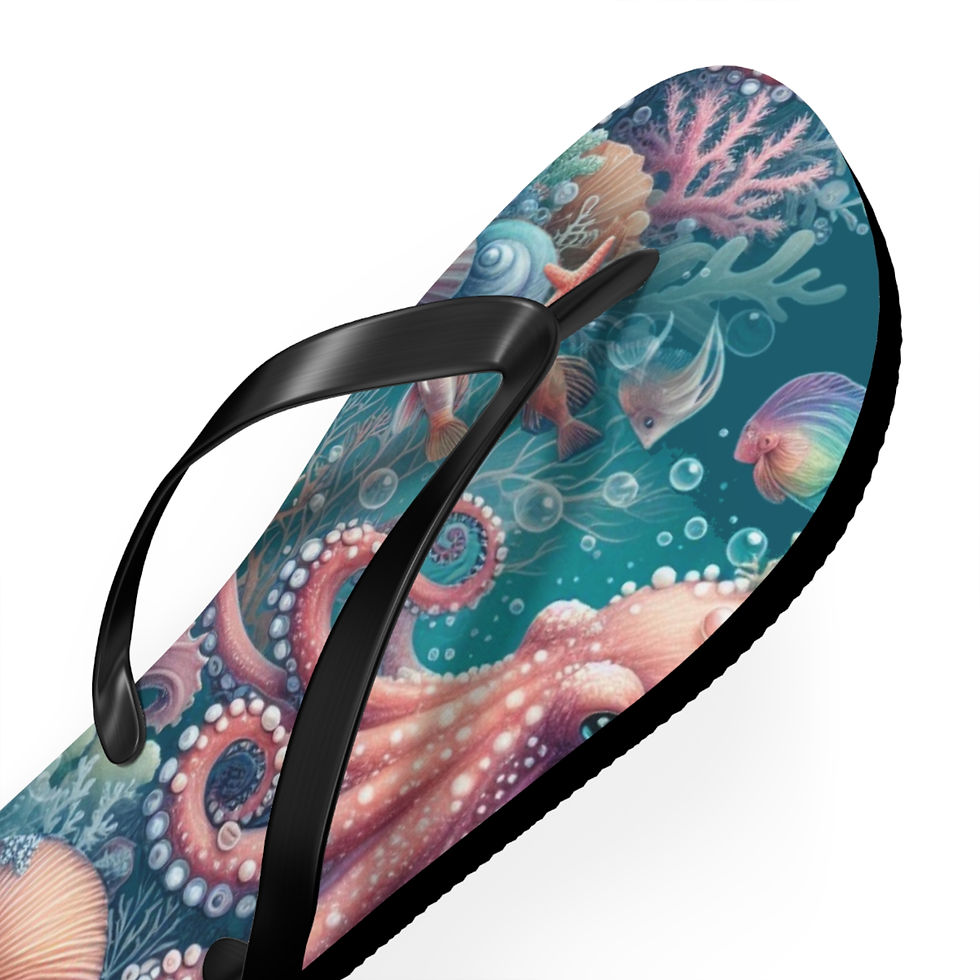 Thumbnail: Octopus Flip Flops "Imaginary Ocean"