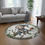Thumbnail: Moss Elf Round Area Rug | Kiki Baby