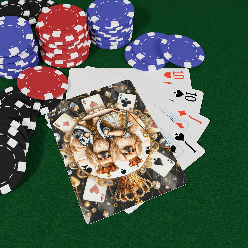 Thumbnail: Pekingese Black Cards - Deck of 52 Playing Cards