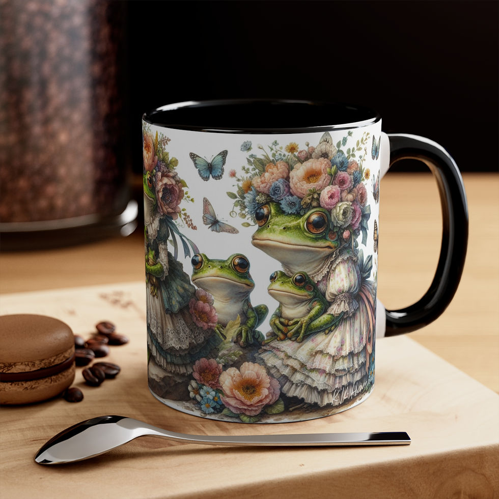 Thumbnail: Frog  Mama 1 -  "Story Book Mamas"  Art Mug