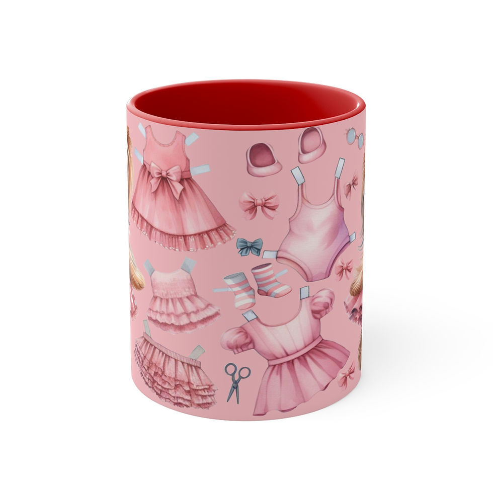 Thumbnail: Yorkie Girl  "Paper Doll" -  Art Mug