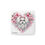 Thumbnail: Maltese Letter Heart -  2" Porcelain Magnet, Square