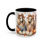 Thumbnail: Afghan Hounds "Pumpkins" - Accent Coffee Mug 11 oz