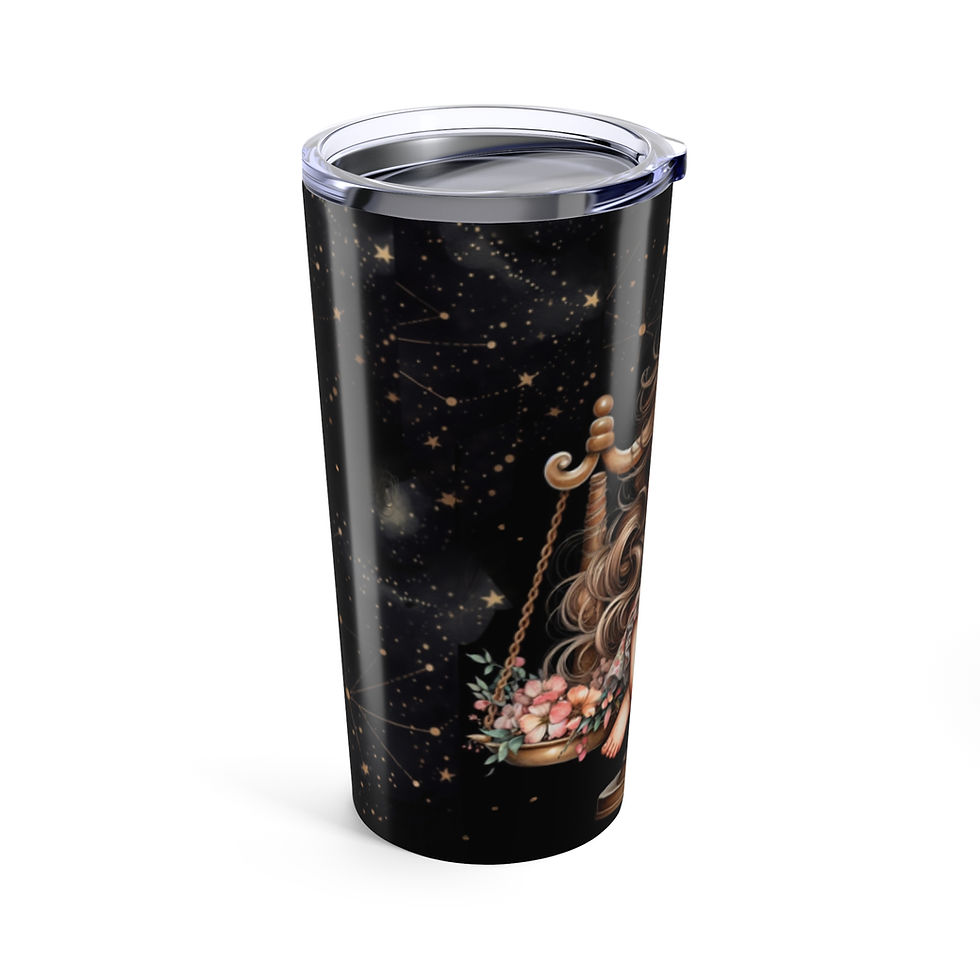 Thumbnail: Libra Zodiac Fairy Serenity Tumbler Collection