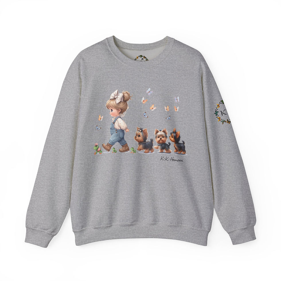 Thumbnail: Yorkies Heavy Blend™ Crewneck Sweatshirt - Inner Child