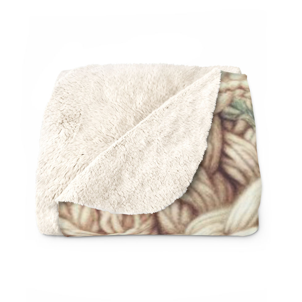 Thumbnail: Yorkie "Knitting Circle" - Sherpa Blanket - Perfect gift for dog lovers