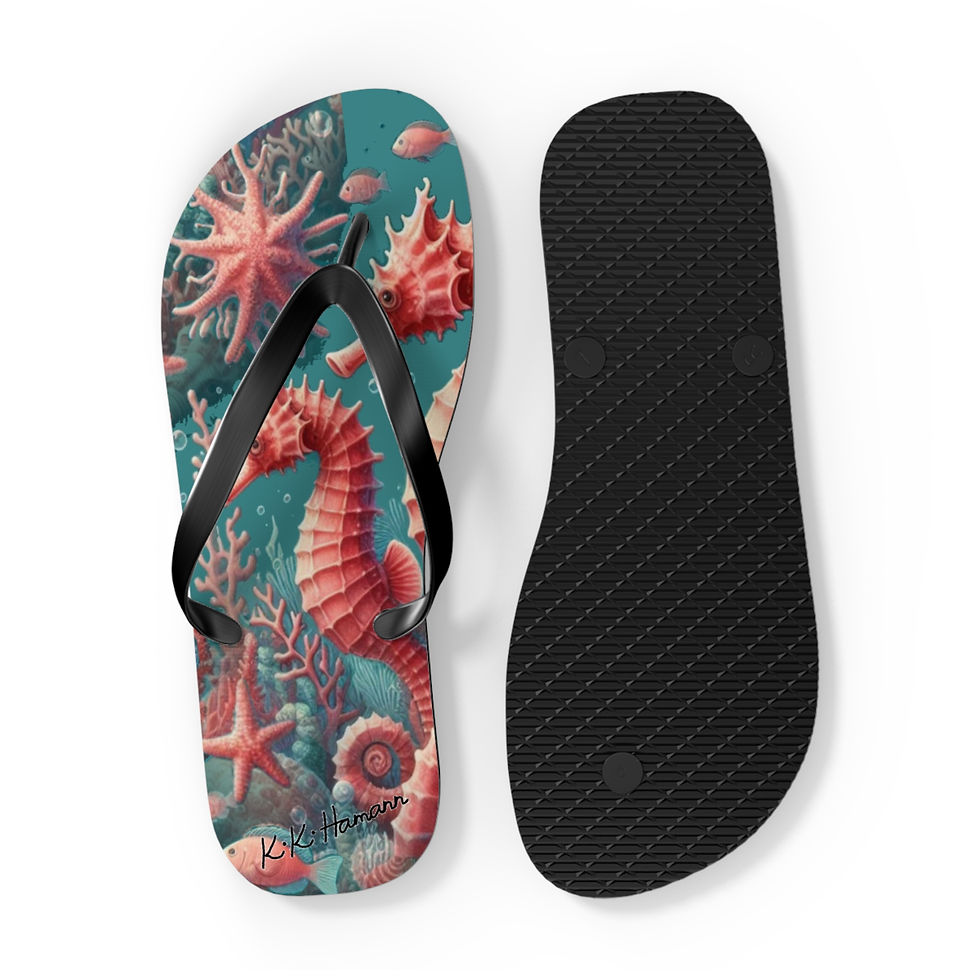 Thumbnail: SeaHorses  Flip Flops "Imaginary Ocean"