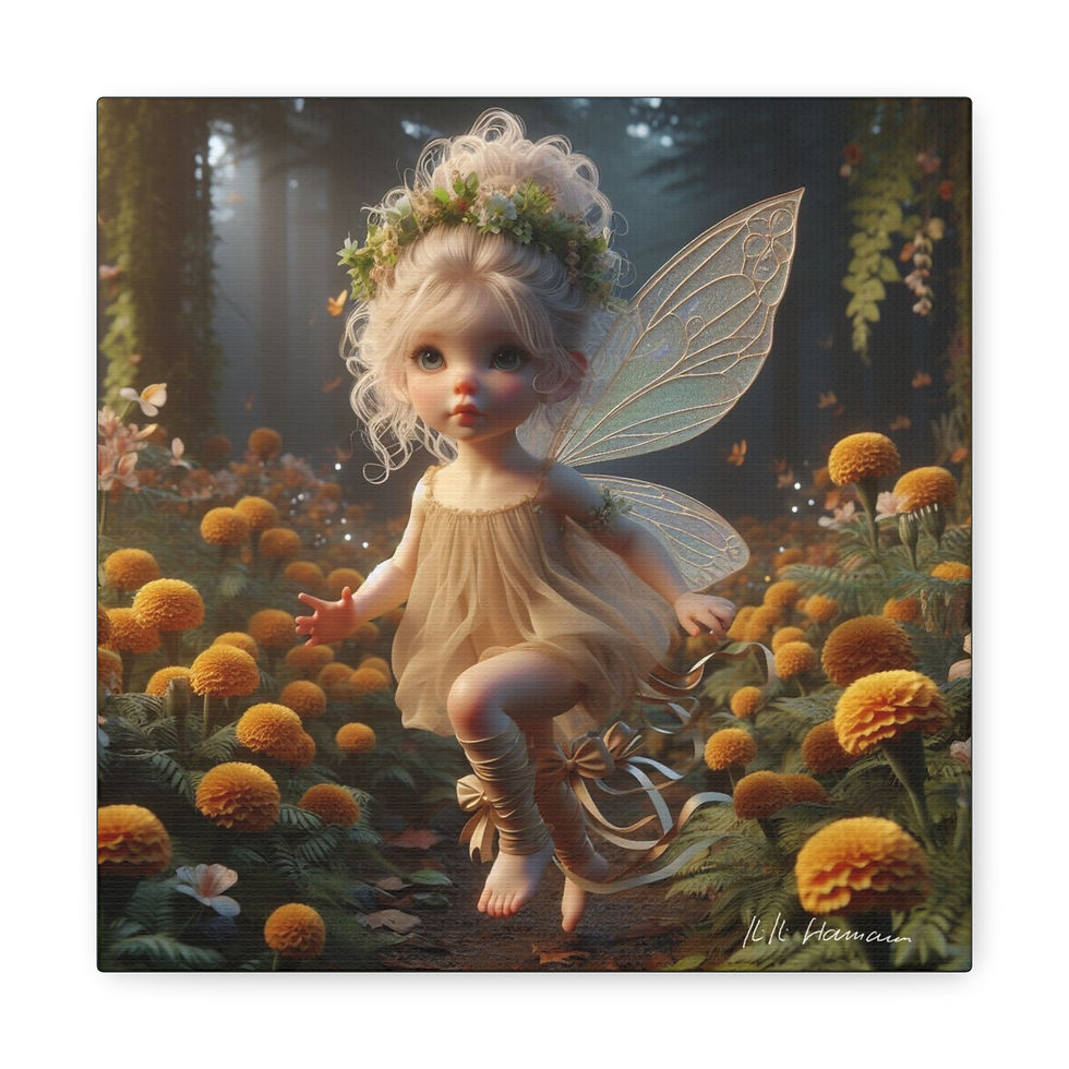 Marygold 1 - Canvas Print - Gallery Style -  Flower Fairies