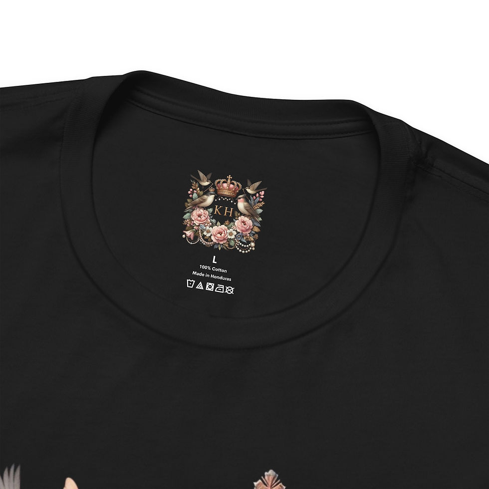Thumbnail: Pomeranians (White) , The Little Black Shirt, Royals -"Boyfriend Tshirt  Style"