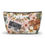 Thumbnail: Yorkie "Tourists" Accessory Pouch with Floral Print | Perfect for Pet Lovers