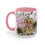 Thumbnail: Pink Christmas  Art Mug -  Pekingese Edition