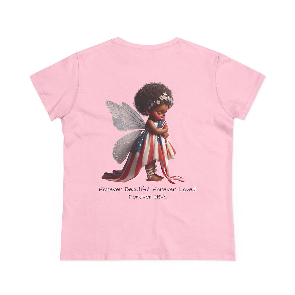 Thumbnail: Little Patriot "Sentiment" - Women's Midweight Cotton Tee
