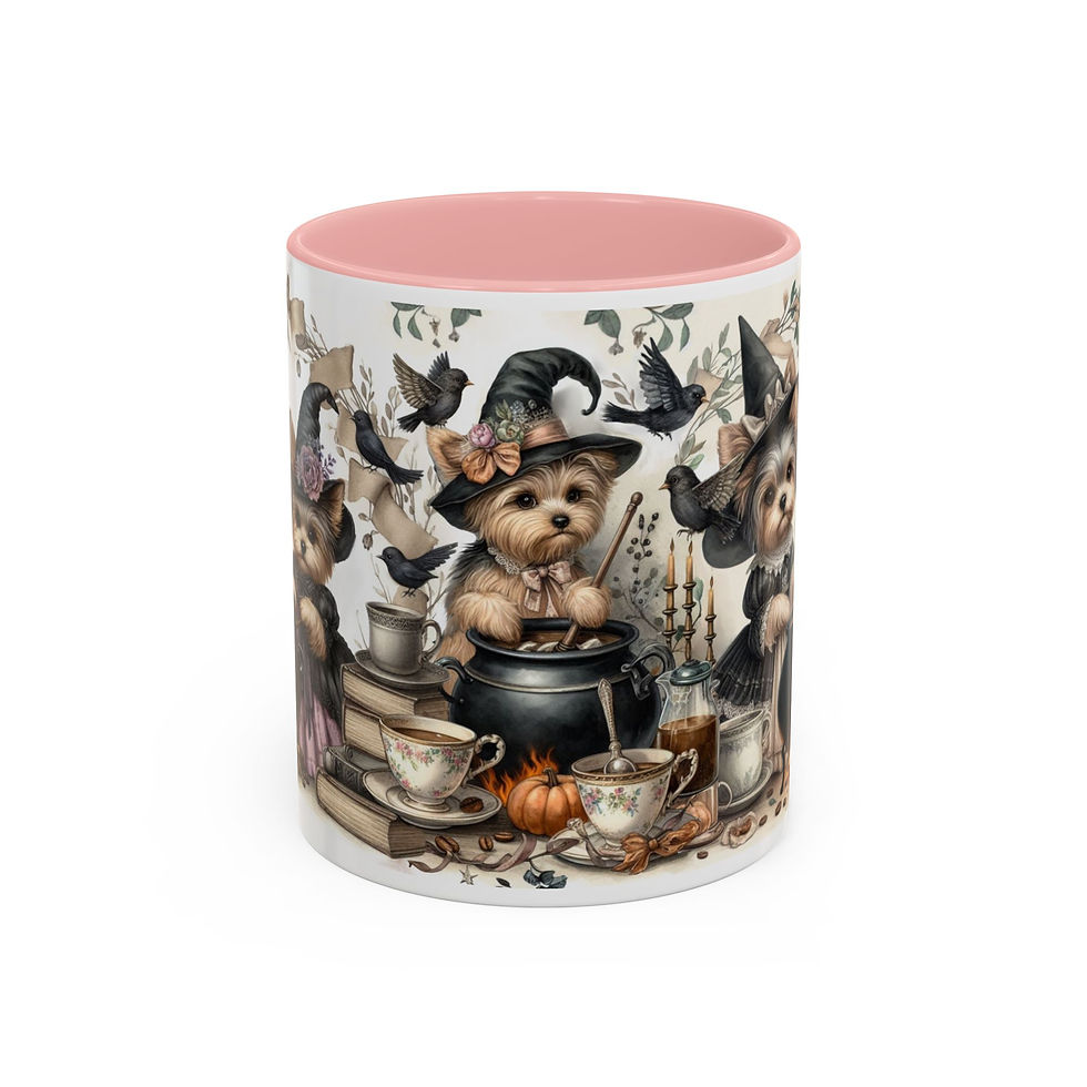 Thumbnail: Yorkie "Apothecary" - Accent Coffee Mug 11 oz