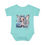 Thumbnail: Kiki Baby Hydrangea Fairy Infant Baby BodySuit - Botanical Whimsy