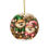 Thumbnail: Pomeranian (Orange) "Elves" , ceramic circle ornament