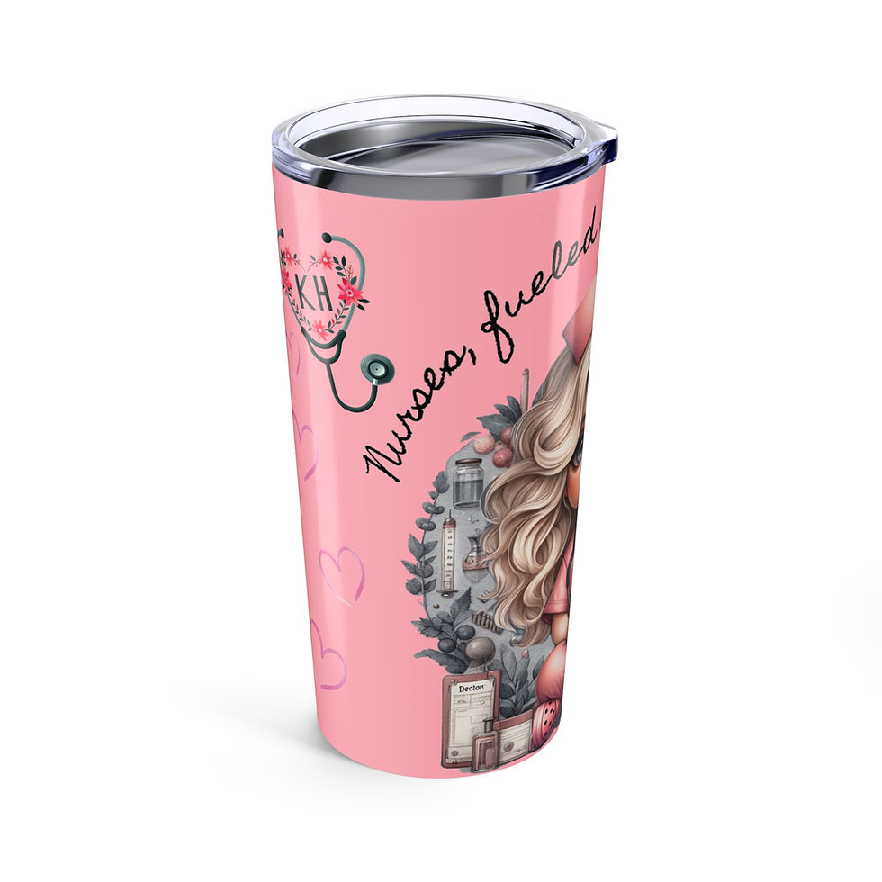 Thumbnail: Nurse Farah "Moved by Coffee and Love" - Tumbler 20oz