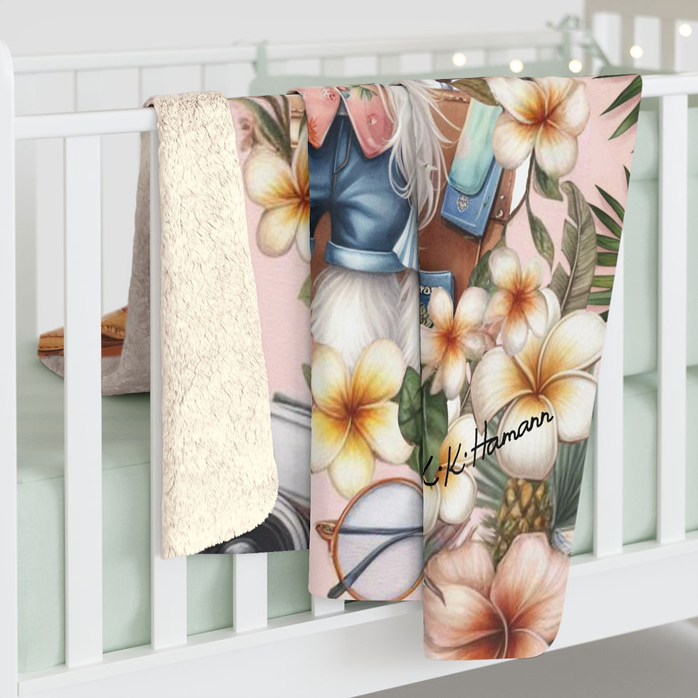 Thumbnail: Maltese "Tourists" - Sherpa Blanket 