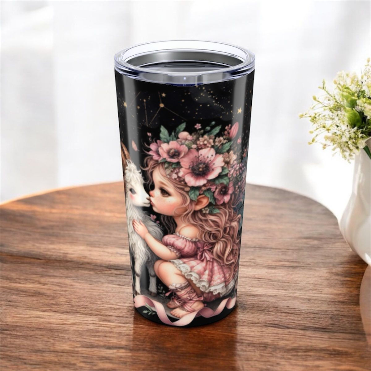Aries Zodiac Fairy Serenity Tumbler Collection