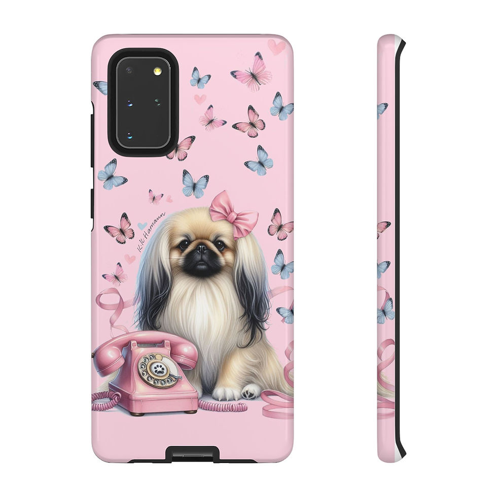Thumbnail: Samsung Pekingese   Pink Phone Tough Cases