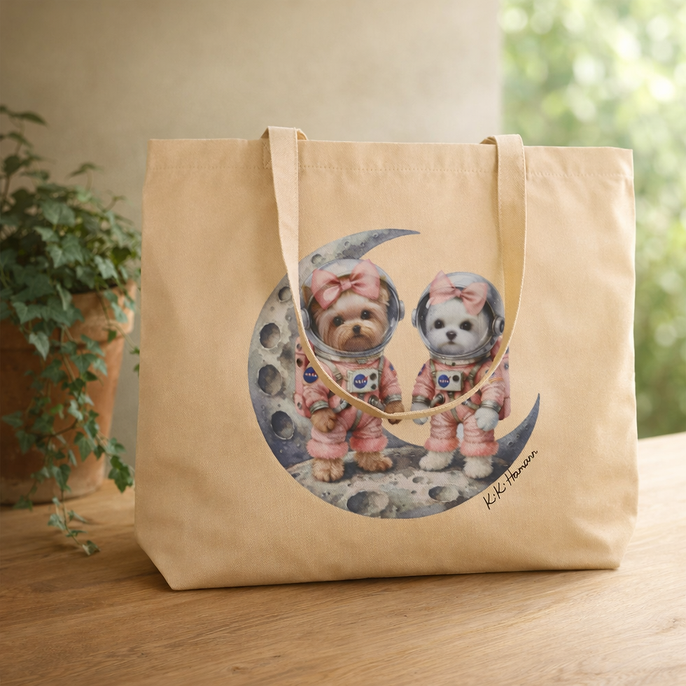 Thumbnail: Vivi & Lulu — “We keep what changes us” Tote (Large)