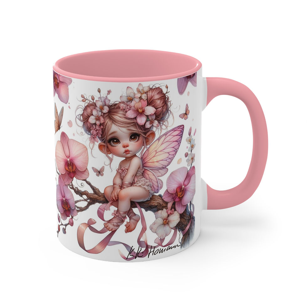 Thumbnail: Orchid Fairy  "Flower Fairies"  Art Mug 