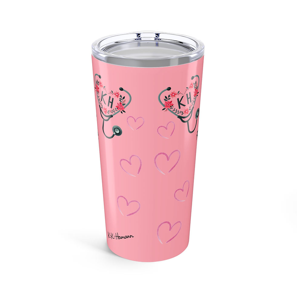 Thumbnail: Nurse Jade "Moved by Coffee and Love" - Tumbler 20oz
