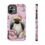 Thumbnail: IPhone Pekingese Pink Retro Phone - Tough Cases