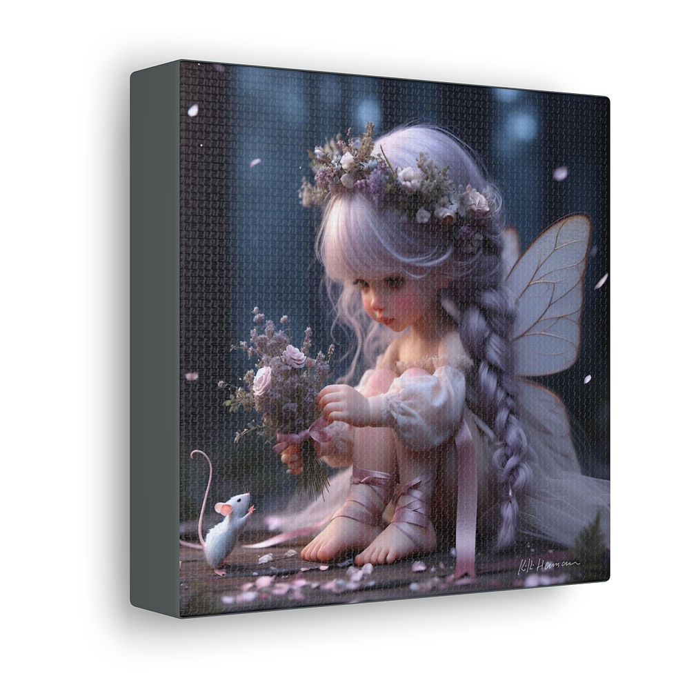 Thumbnail: Lilac 1 Canvas Print - Gallery Style -  Fairyland  