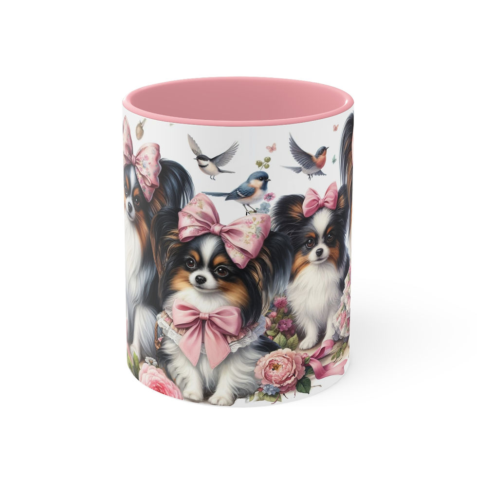 Papillon  "Spring Time"  Art Mug