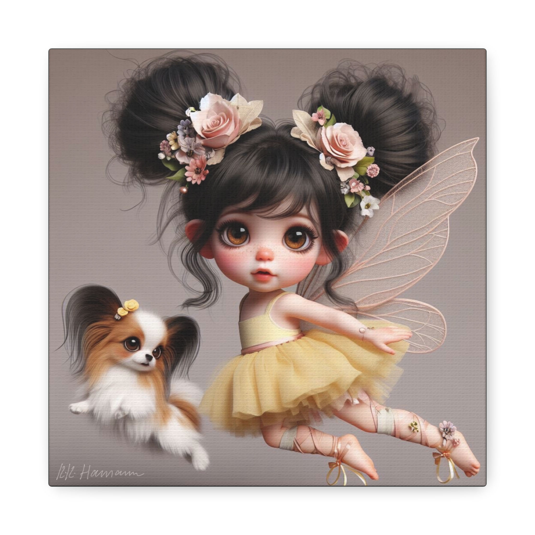 Papillon 5 - Canvas Print - Gallery Style -  Fairy Tails