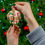 Thumbnail: Yorkie "Elves", ceramic circle ornament