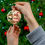 Thumbnail: Pomeraians 4 "Elves", ceramic circle ornament