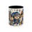 Thumbnail: Yorkies Hanukkah "Elves" - Accent Coffee Mug 11 oz