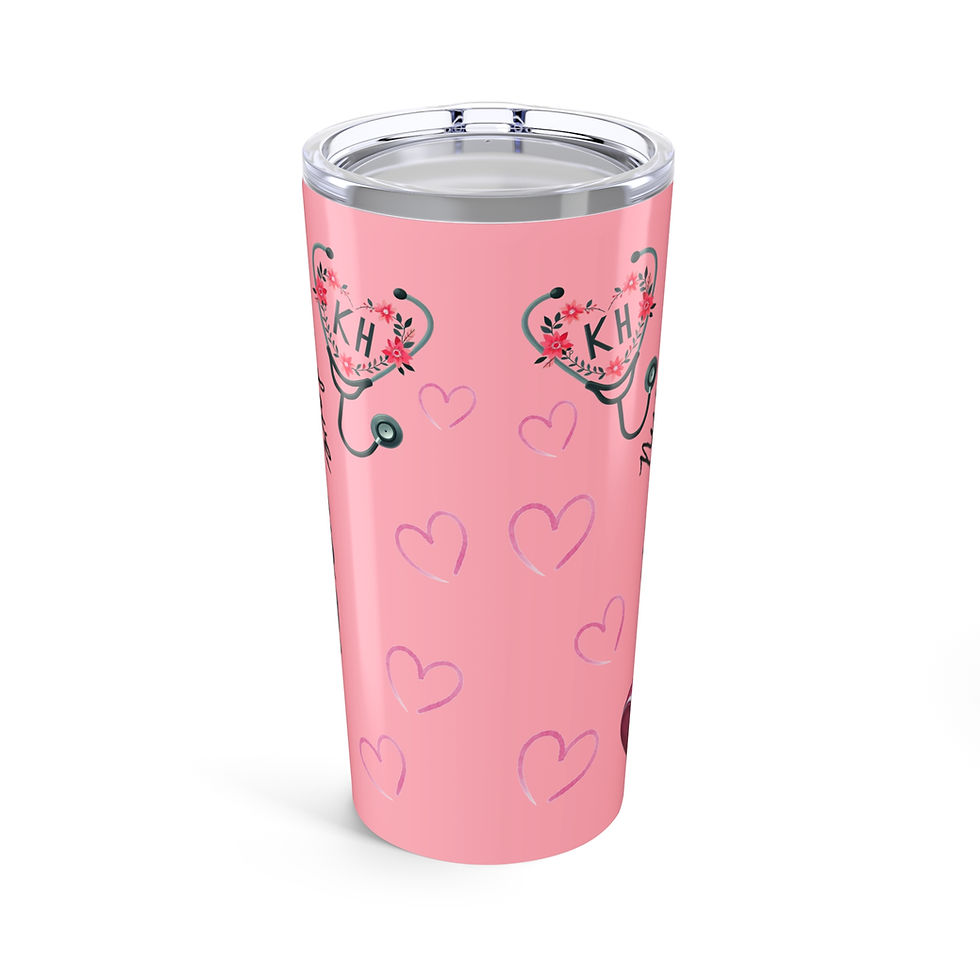 Thumbnail: Nurse Maria "Moved by Coffee and Love" - Tumbler 20oz