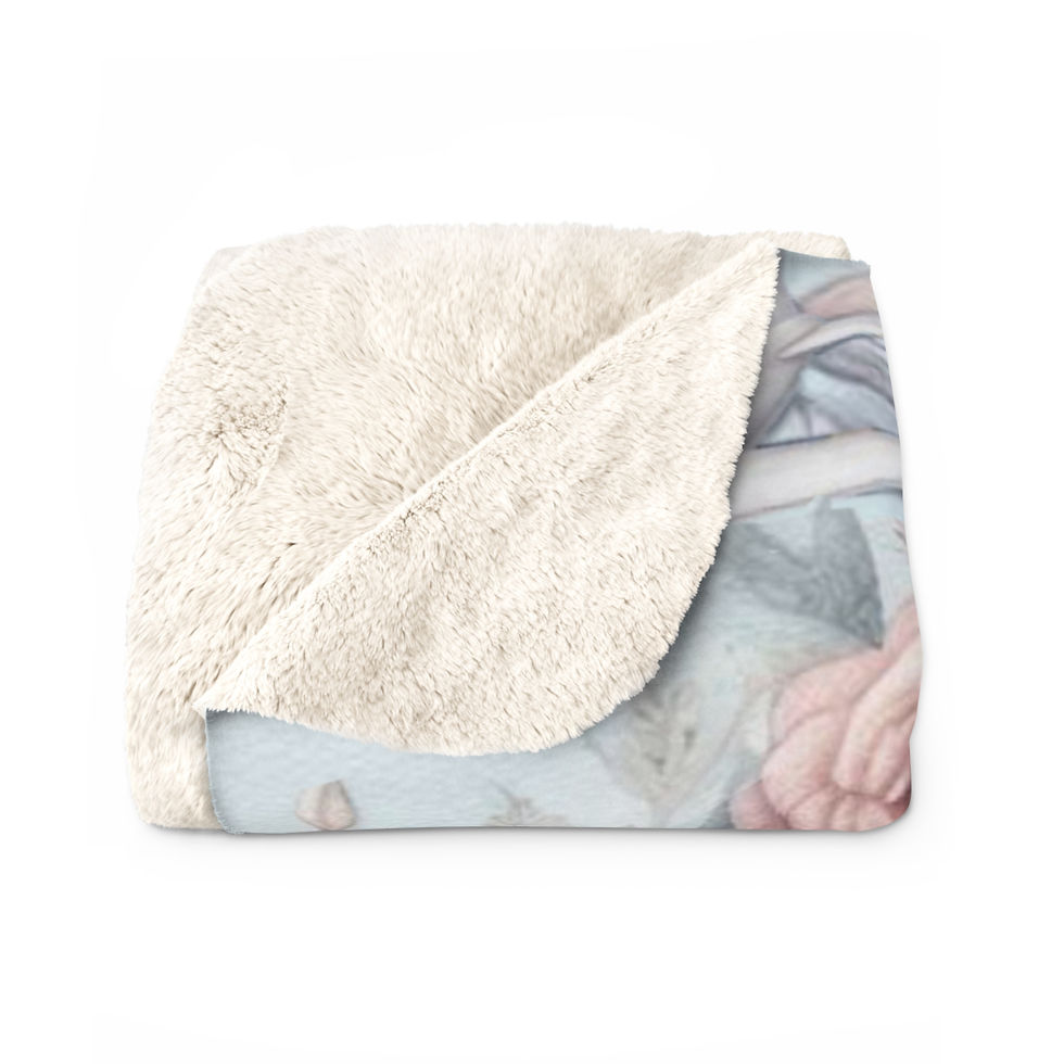 Thumbnail: Japanese Chin - "World Travelers"  -Sherpa Blanket - Super Soft
