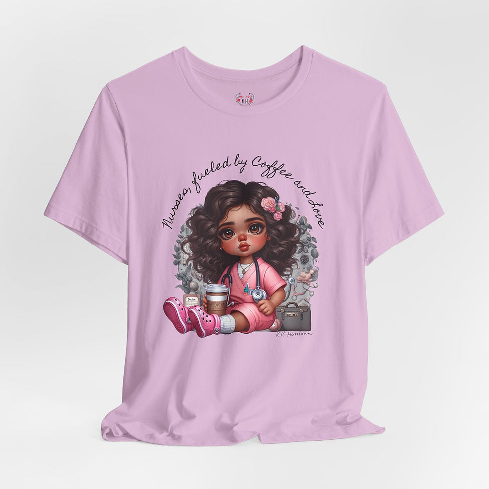 Thumbnail: Nurse Maria Coffee and Love" Tshirt (Boyfriend Cut)