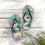 Thumbnail: Sea Turtle  Flip Flops "Imaginary Ocean"