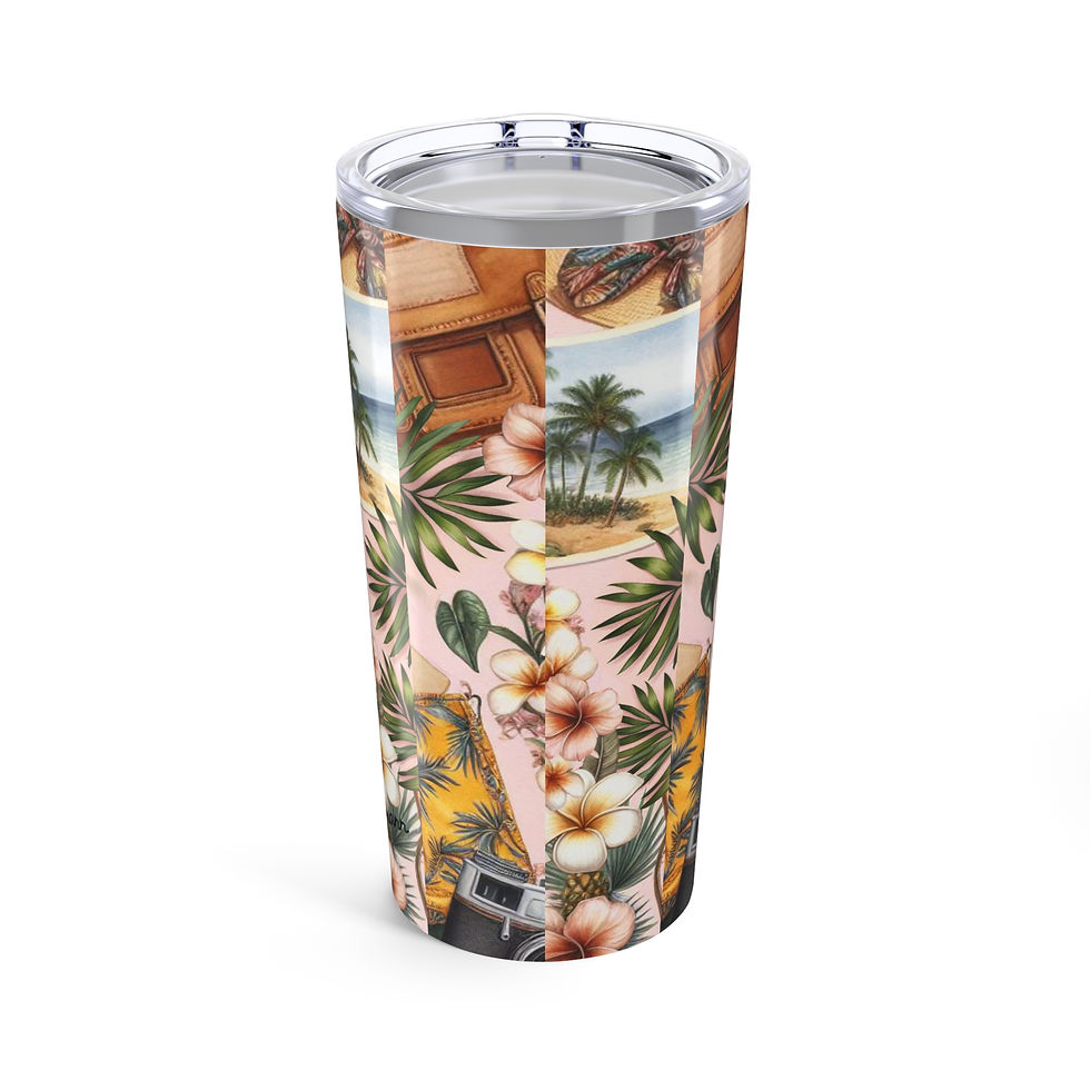 Thumbnail: Sphynx Cat (white) "Tourists"  - Tumbler 20oz