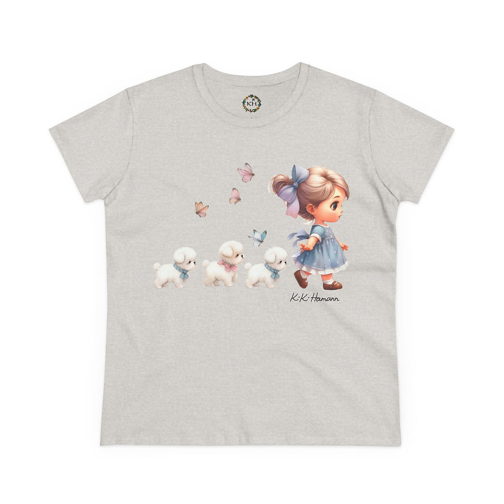 Thumbnail: Malteses - Inner Child - Women's Midweight Cotton Tee