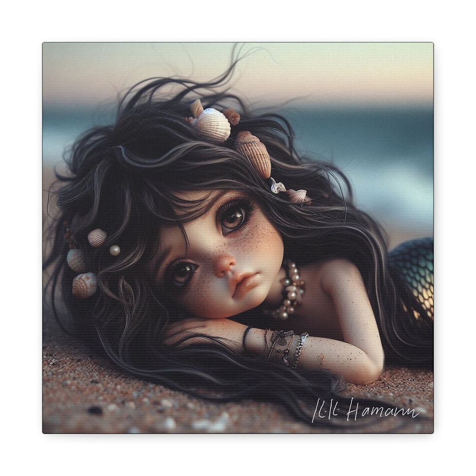 Thumbnail:  Lillianne Awake - Canvas Print - Gallery Style -  Special Edition