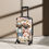 Thumbnail: Pug  "Tourists" Hard Shell Suitcase with Floral Design , 3 sizes