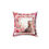 Thumbnail: Yorkie Letter Heart  -Faux Suede Square Pillow - 14 x 14"