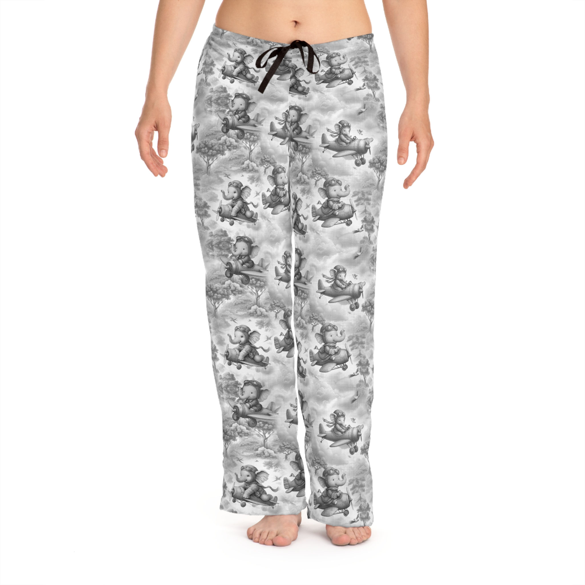 Kiki Baby Elliot Elephant Aviator Toile Pajama Pants – Parent Loungers