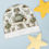 Thumbnail: Kiki Baby Hazel Fox Botanist Toile Beanie – Newborn Nursery Gift
