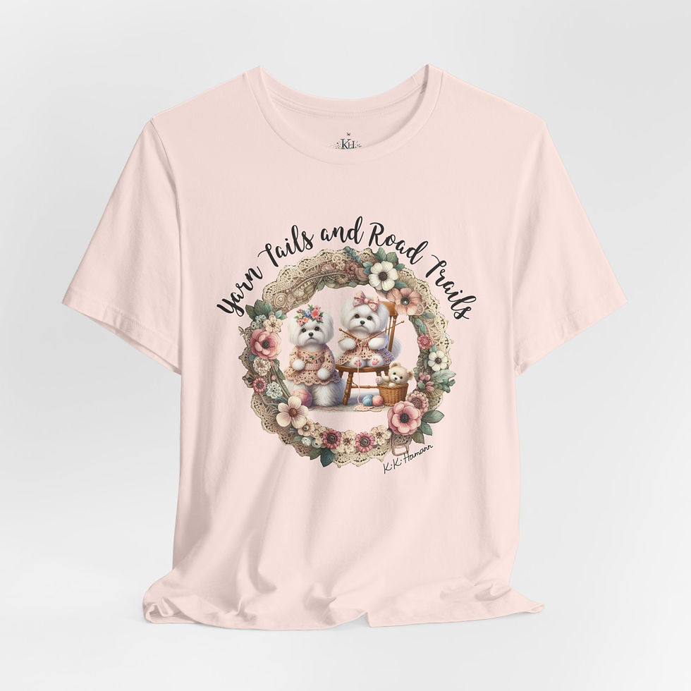 Thumbnail: Maltese "Crochet Club"  Tshirt (Boyfriend Cut)